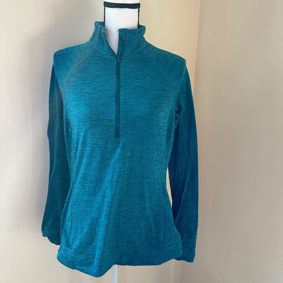 **AVIA* Blue Long Sleeve Fashion Outdoor Top Size L (12-14) - Picture 1 of 7